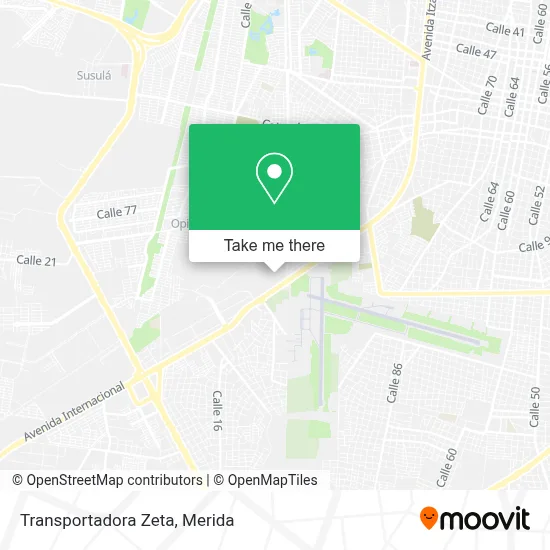 Transportadora Zeta map