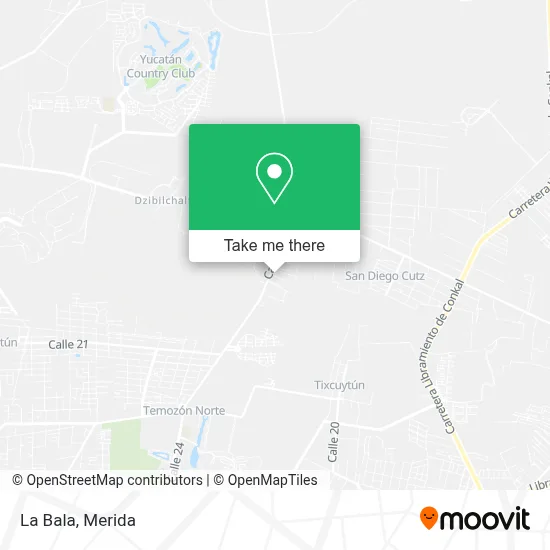 La Bala map