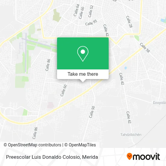 Preescolar Luis Donaldo Colosio map