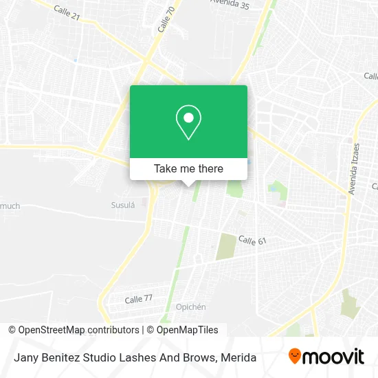 Jany  Benitez Studio Lashes And Brows map