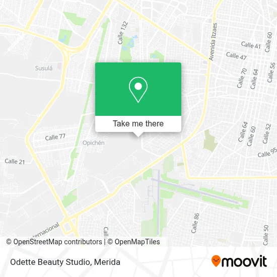 Odette Beauty Studio map