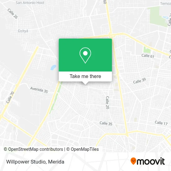 Willpower Studio map