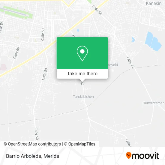 Barrio Arboleda map