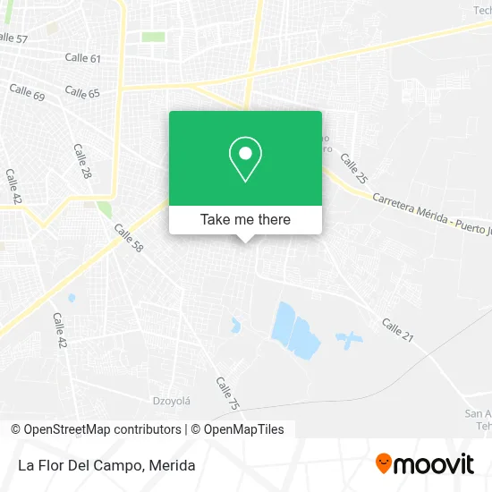 La Flor Del Campo map
