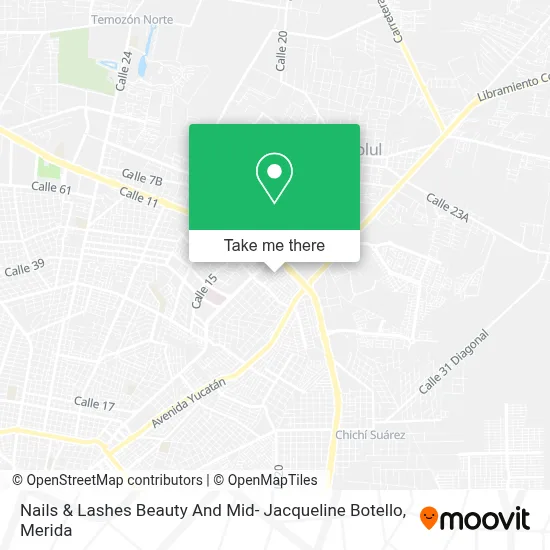 Nails & Lashes Beauty And Mid- Jacqueline Botello map