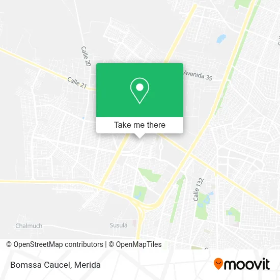 Bomssa Caucel map