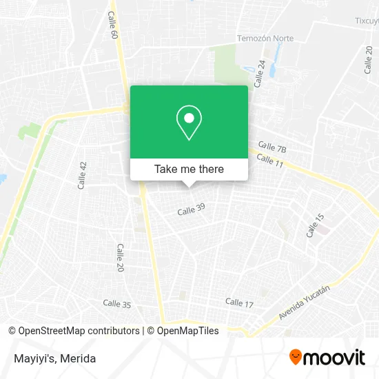 Mayiyi's map