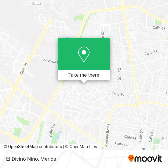 El Divino Nino map