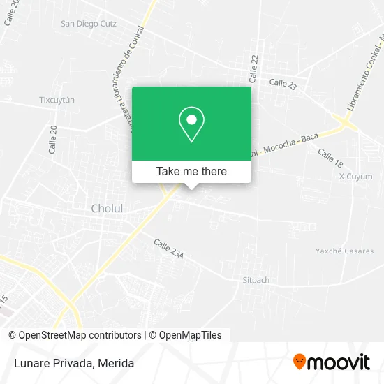 Lunare Privada map