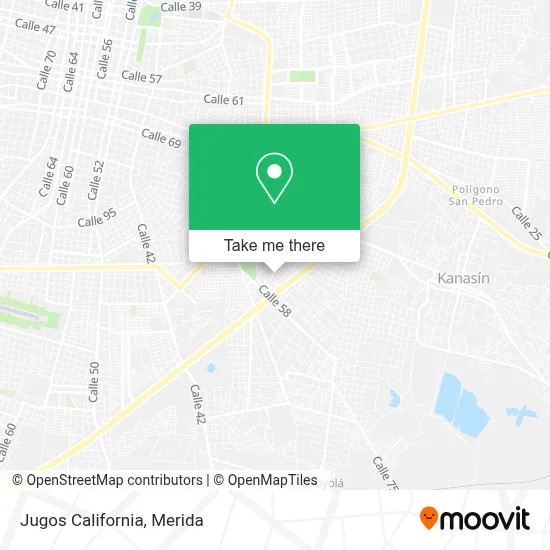 Jugos California map