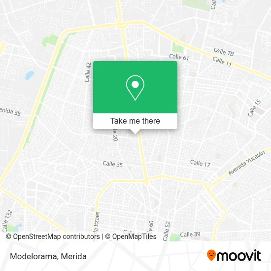 Modelorama map