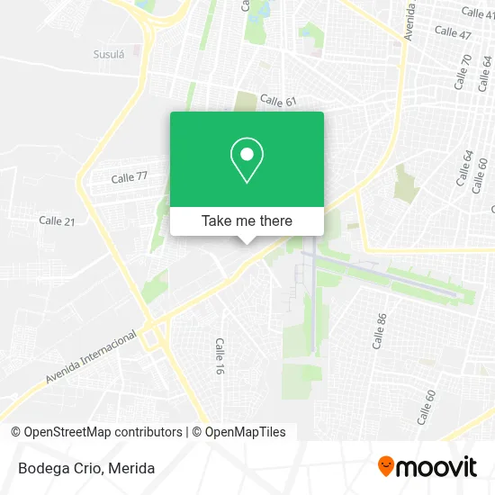 Bodega Crio map