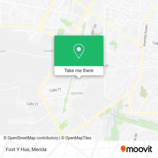 Fost Y Hus map