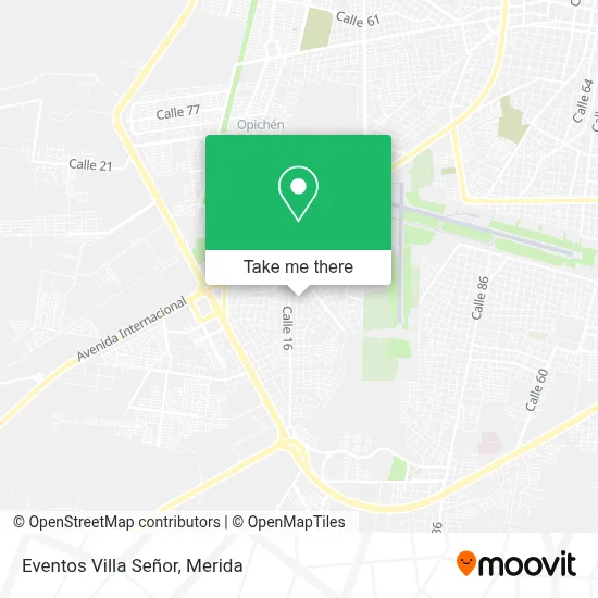 Eventos Villa Señor map