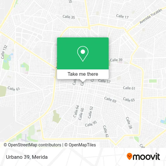 Urbano 39 map