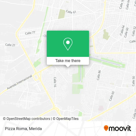 Pizza Roma map