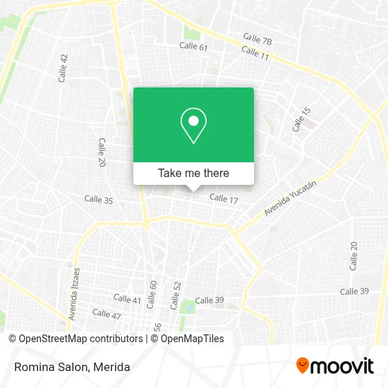 Romina Salon map
