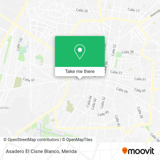 Asadero El Cisne Blanco map
