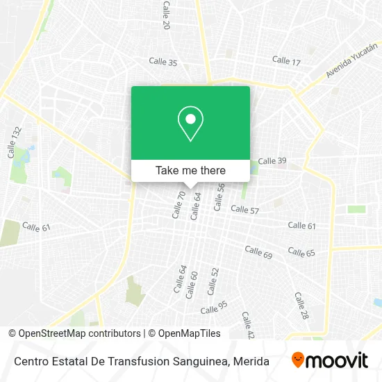 Centro Estatal De Transfusion Sanguinea map