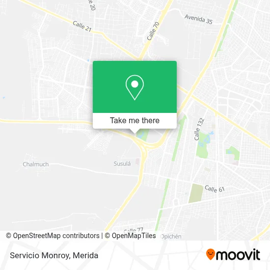 Servicio Monroy map