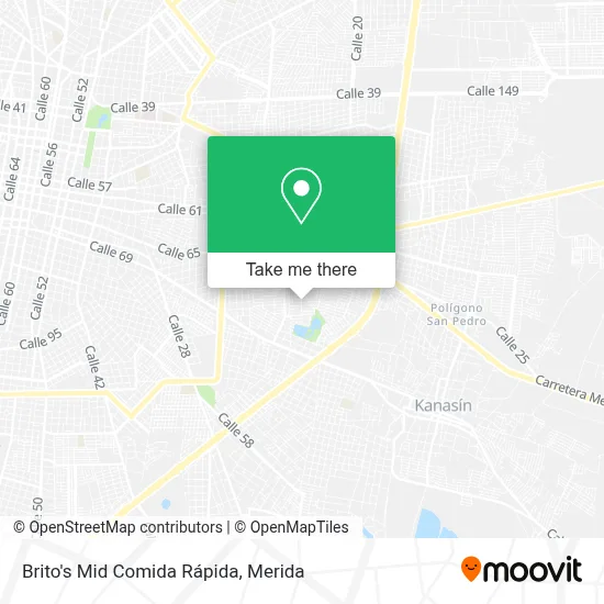 Brito's Mid Comida Rápida map