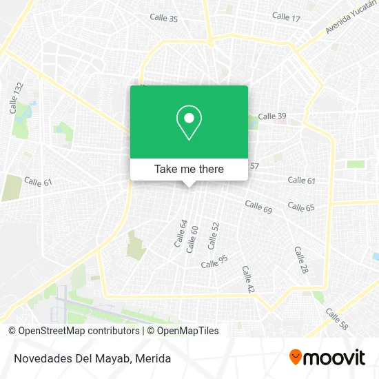 Novedades Del Mayab map