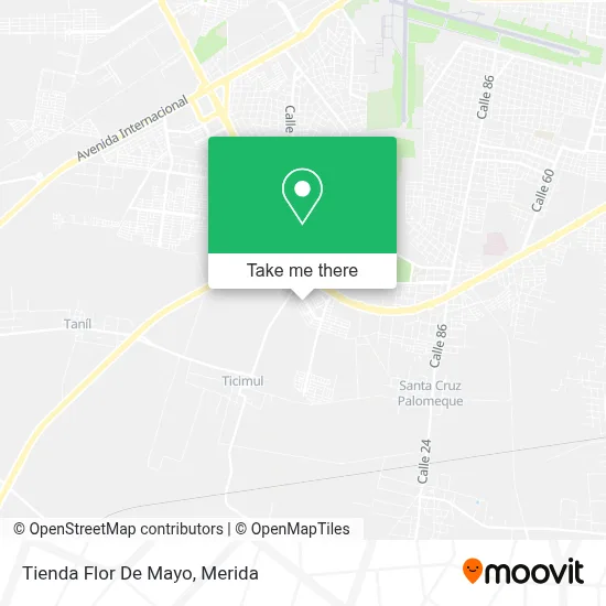Tienda Flor De Mayo map