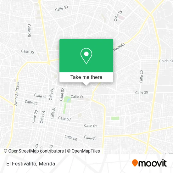 El Festivalito map