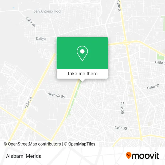 Alabam map