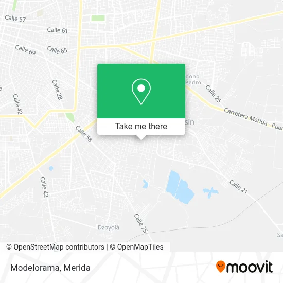 Modelorama map