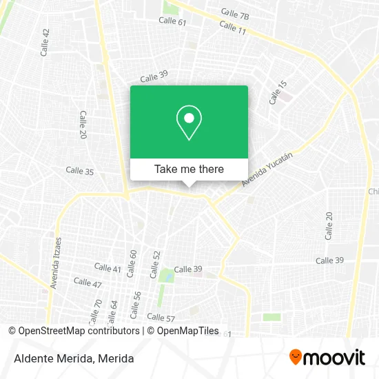 Aldente Merida map