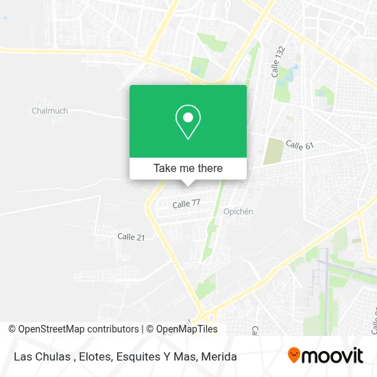 Las Chulas , Elotes, Esquites Y Mas map
