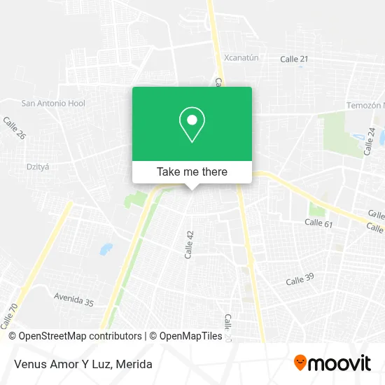 Venus Amor Y Luz map