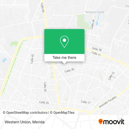 Western Union map