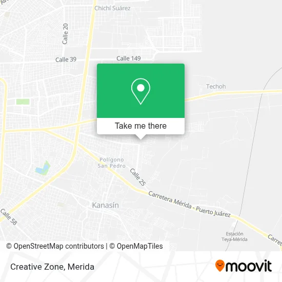 Zona Creativa map