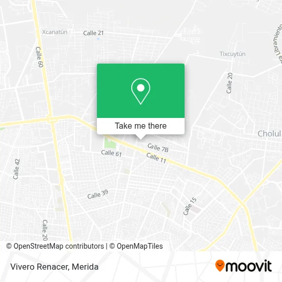 Vivero Renacer map