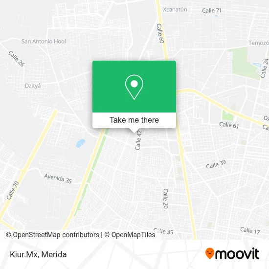 Kiur.Mx map