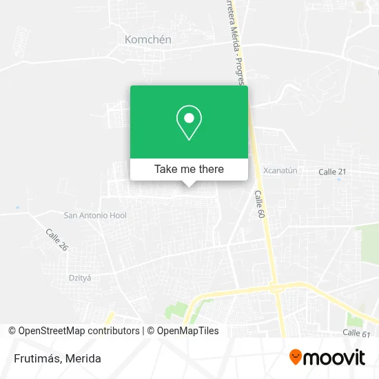 Frutimás map