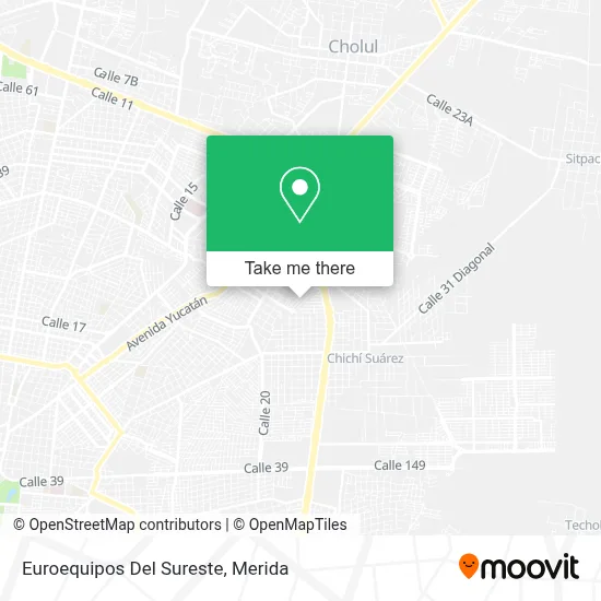 Euroequipos Del Sureste map