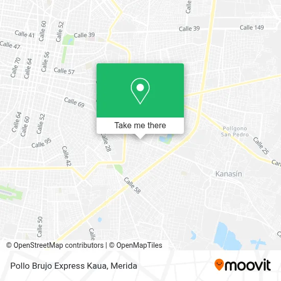 Pollo Brujo Express Kaua map