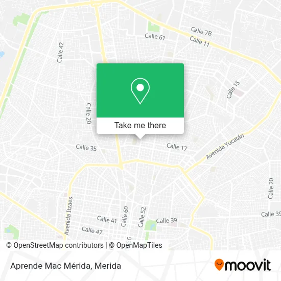 Aprende Mac Mérida map