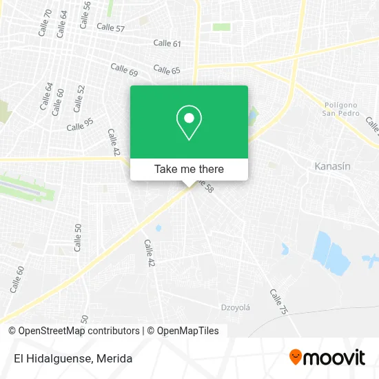 El Hidalguense map