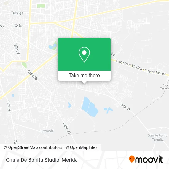 Chula De Bonita Studio map
