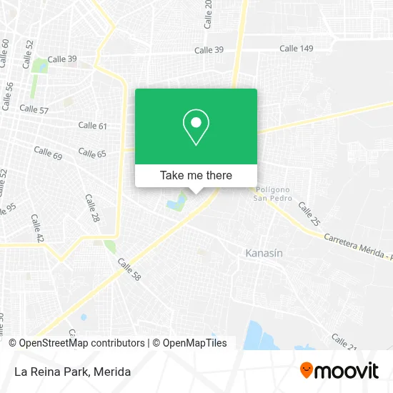 La Reina Park map