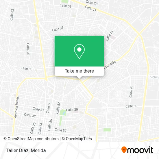 Taller Díaz map