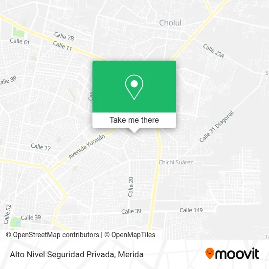 Alto Nivel Seguridad Privada map