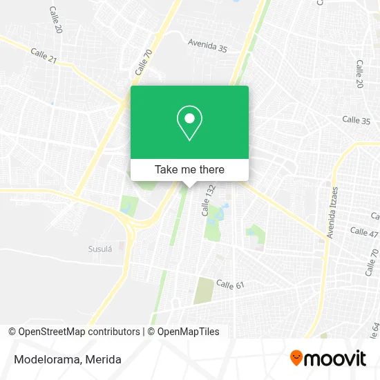 Modelorama map