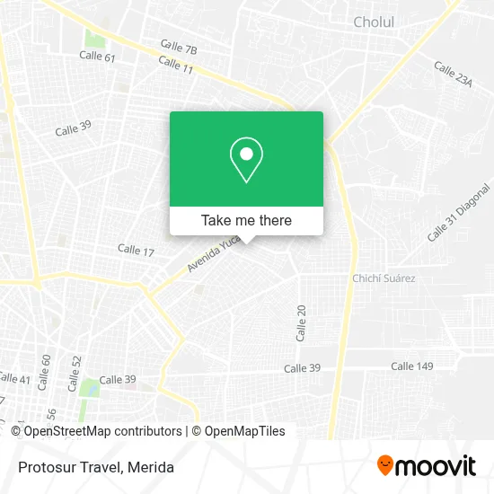 Protosur Travel map