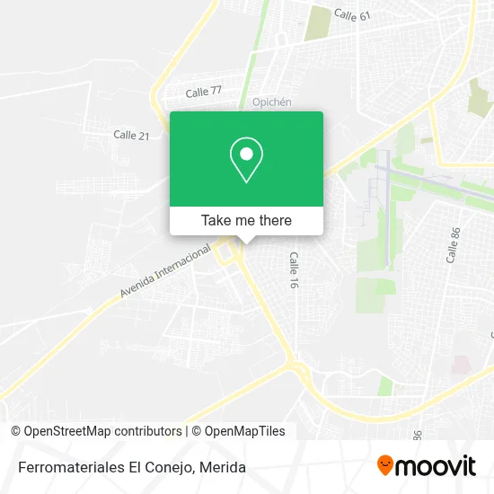 Ferromateriales El Conejo map