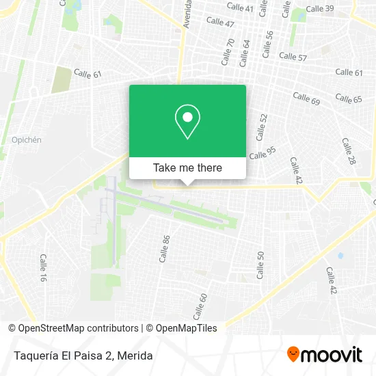 Taquería El Paisa 2 map